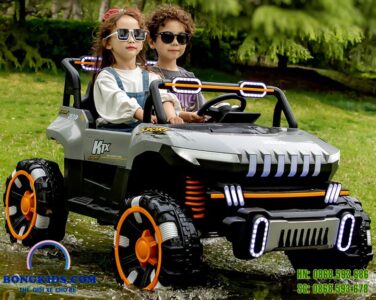 Xe ô tô điện trẻ em 2 chỗ ngồi, tải trọng lớn ABM8688 địa hình